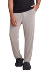 Barefoot Dreams Fleece Lounge Pants In Nickle