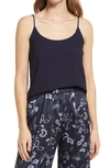 Nordstrom Everyday Satin Camisole In Navy Night