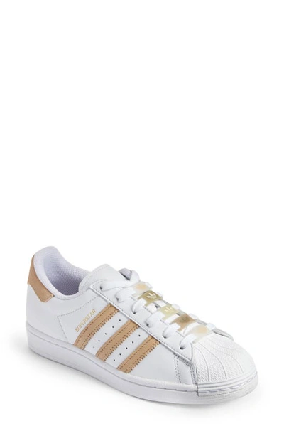 Adidas Originals Originals Superstar Fashion Sneaker In Neutral