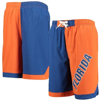 Outerstuff Kids' Big Boys Royal And Orange Florida Gators Conch Bay Swim Shorts In Royal,orange