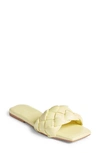 Open Edit Lucca Slide Sandal In Yellow Daffodil