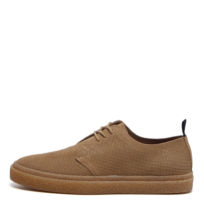 Fred Perry Linden Suede Shoes - Warm Stone In Neutral