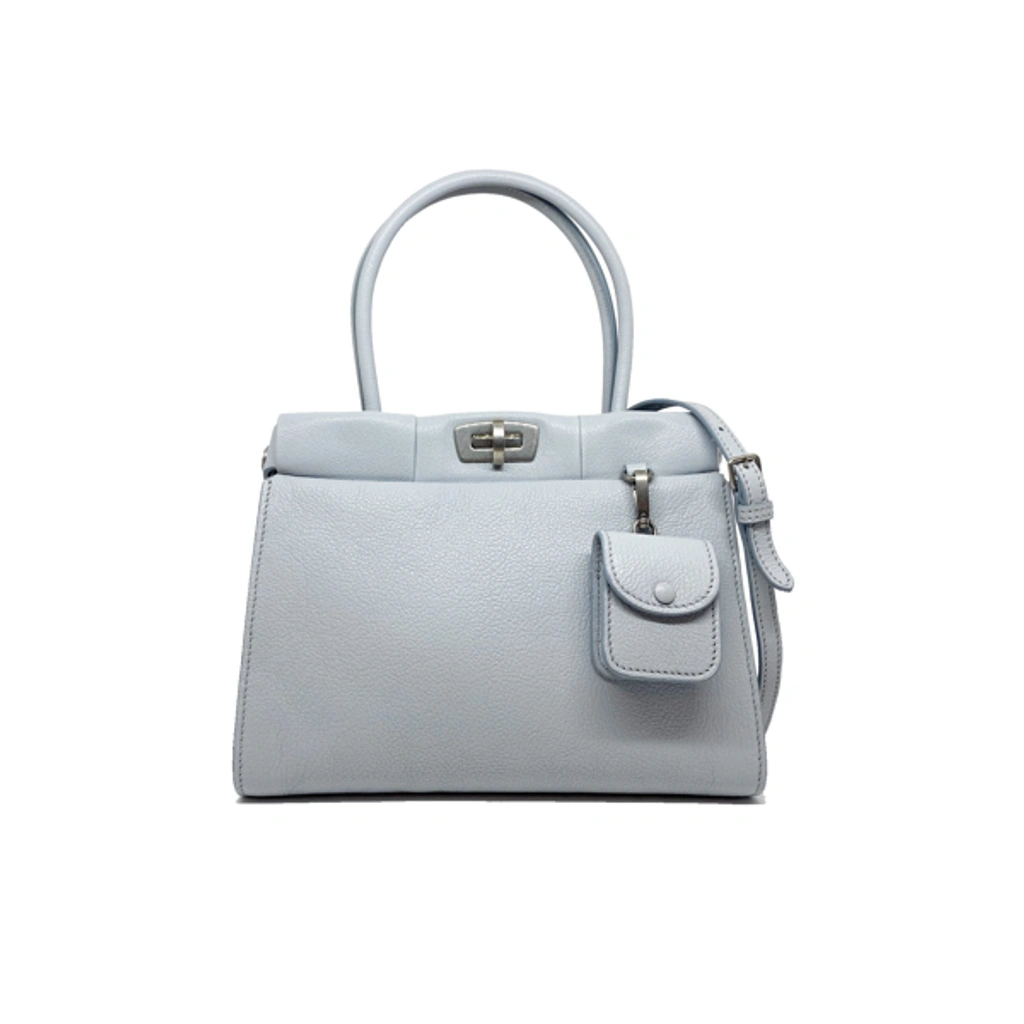 MiuMiuフォールドロックトート Miu Miu Fold-lock Tote Bag In Blue | ModeSens