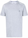 Brunello Cucinelli T-shirt In Grey