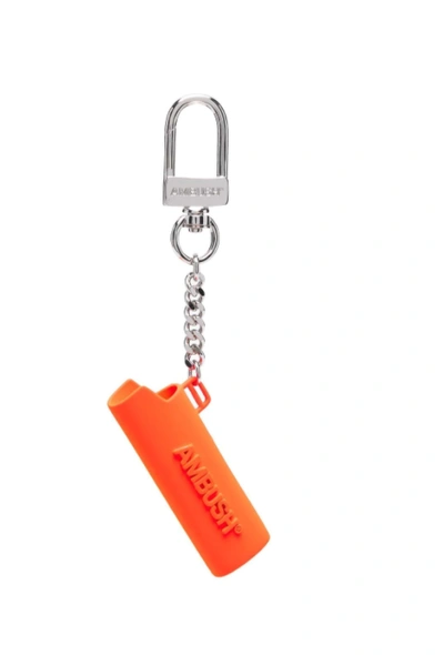 Ambush Lighter Case Key Charm In Orange