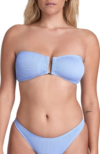 Bound By Bond-eye Blake Bandeau Bikini Top In Sky Blue