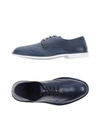 Attimonelli's Lace-up Shoes In Dark Blue