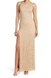 Love By Design Vesta Stretch Lace Maxi Dress In Nomad