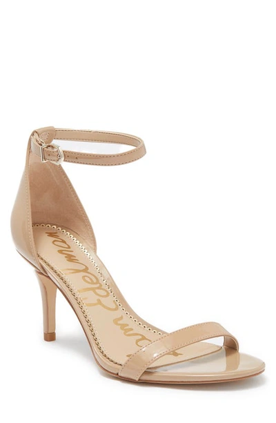 Sam Edelman Patti Ankle Strap Sandal In Beige