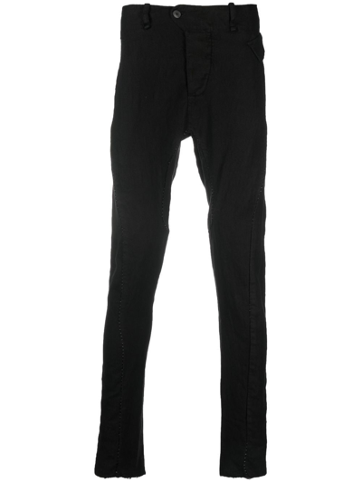 Masnada Panelled-design Skinny Trousers In Schwarz