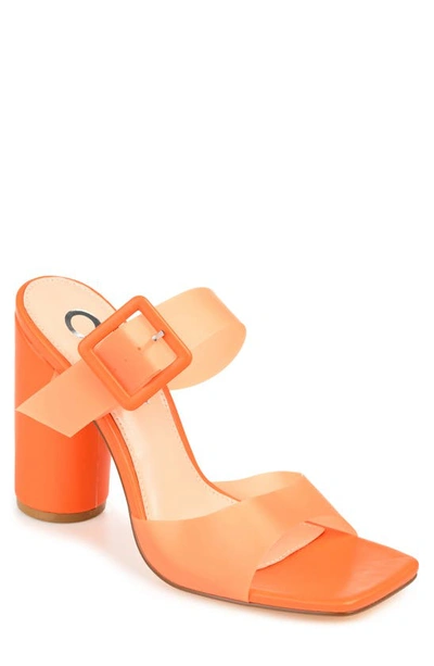 Journee Collection Tru Comfort Foam Pump In Orange