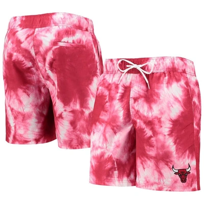 G-iii Sports By Carl Banks Red Chicago Bulls Splash Volley Swim Shorts