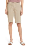 Caslon Twill Bermuda Shorts In Tan Cobblestone