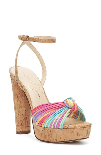 Jessica Simpson Immie Platform Sandal In Multi