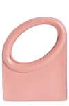 Staud Limone Leather Handbag In Pink