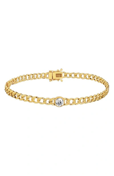 Ef Collection Sari Diamond Bracelet In 14k Yellow Gold