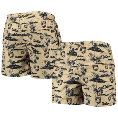 Foco Gold Army Black Knights Island Palm Swim Trunks