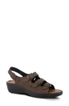 Flexus By Spring Step Willa Multistrap Slingback Sandal In Tan
