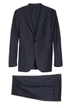 Zegna Men's Trofeo Milano Two-piece Wool Suit In Navy Solid