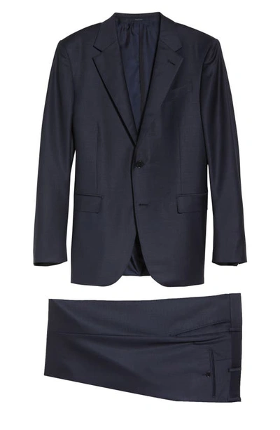 Zegna Men's Trofeo Milano Two-piece Wool Suit In Navy Solid