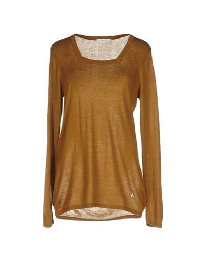 Patrizia Pepe Sweater In Camel