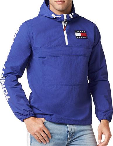 tommy jeans packable popover jacket