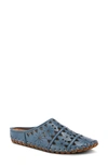 Spring Step Fusalide Mule In Blue