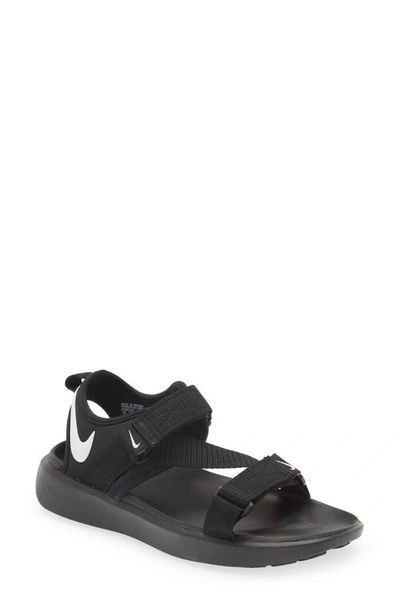 Nike Vista Men's Sandals In Black/white/black