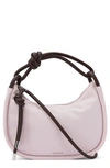 Ganni Knot Hobo In Pale Lilac