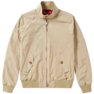 Baracuta G9 Cotton-blend Harrington Jacket In Beige