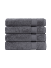 Classic Turkish Towels Genuine Cotton Soft Absorbent Amadeus Bath Towels 30x5 In Grey