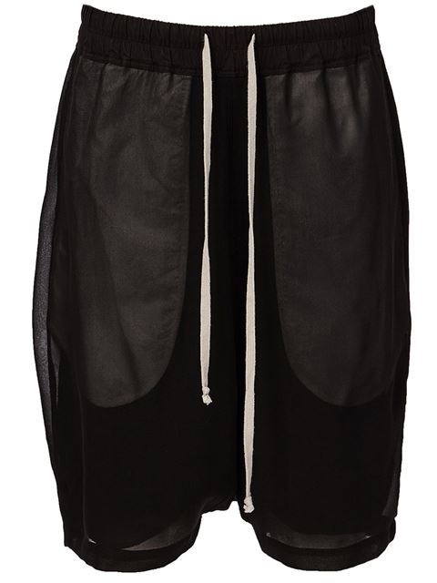 Rick Owens Drop Crotch Shorts | ModeSens