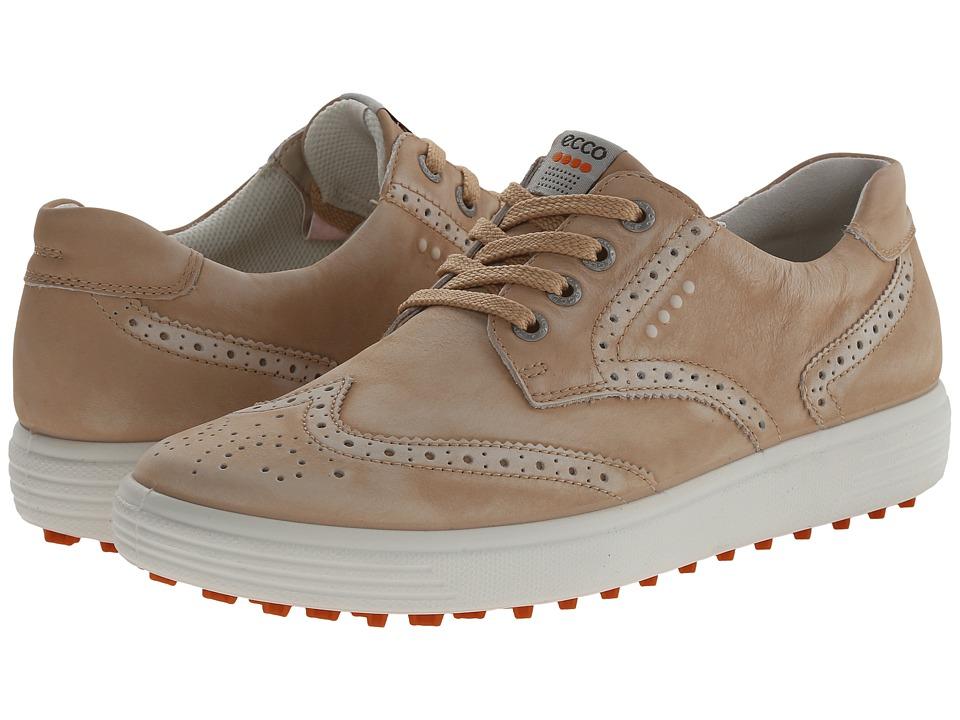 Ecco Golf Casual Hybrid Wingtip In Sesame | ModeSens