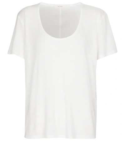 The Row Stilton Stretch-jersey T-shirt In White