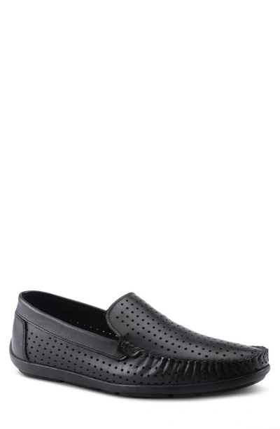 Spring Step Crispin Leather Loafer In Black