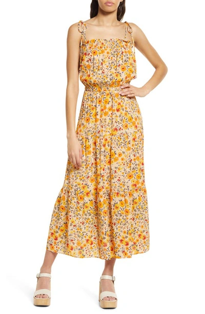 Lost + Wander Women's Somerset Floral-print Maxi Dress In Yellow Floral