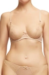 Dita Von Teese Fiamma Underwire Balconette Bra In Sunglow