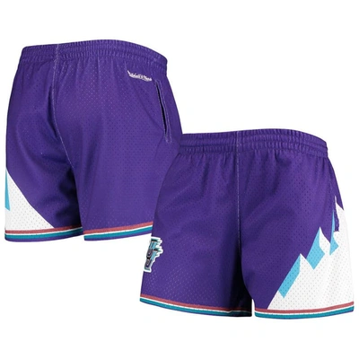 Mitchell & Ness Women's  Purple Utah Jazz Jump Shot Shorts