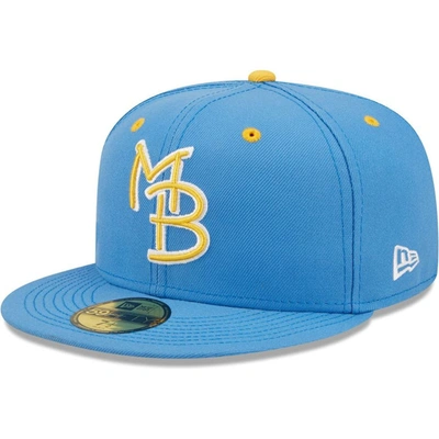 New Era Royal Myrtle Beach Pelicans Authentic Collection Team Home 59fifty Fitted Hat