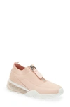 Dkny Kadia Zip-up Sneaker In Powder