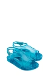 Mini Melissa Kids' Jelly Sandal In Blue/ Blue