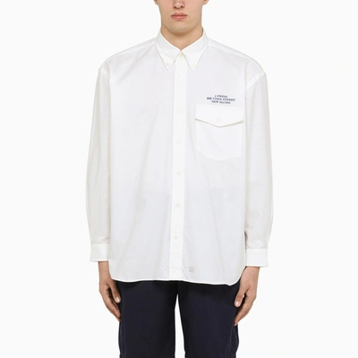 Jpress White Shirt With Logo Print
