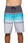 O'neill Lennox Stretch Stripe Board Shorts In Fog