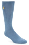 Carhartt Chase Socks 'icy Water' In Blue