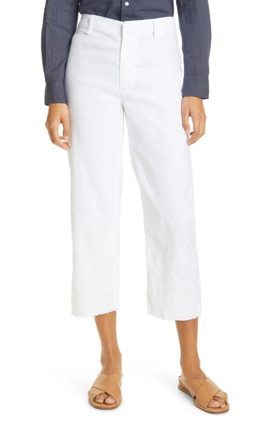 Frank & Eileen The Italian Crop Pants In White