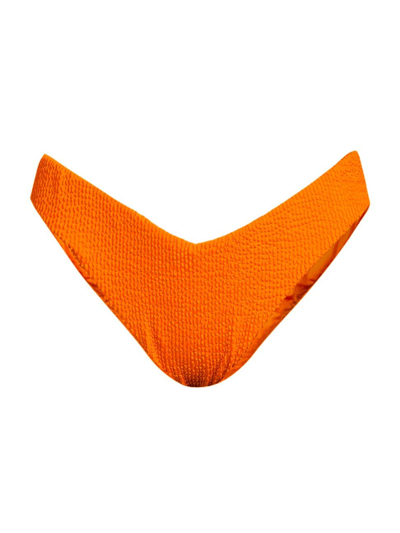 Weworewhat Delilah Bikini Bottom In Carrot