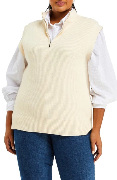 Estelle Aldo Sweater Vest In White