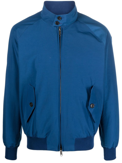 Baracuta G9 Rib-trimmed Bomber Jacket In Blue