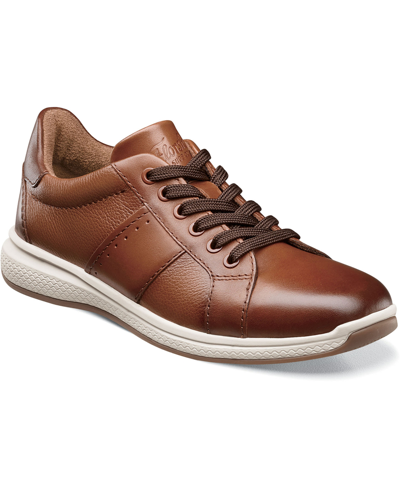 Florsheim Kids' Toddler Boys Great Lakes Lace To Toe Jr. Oxford Shoes In Cognac
