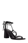 Calvin Klein Women's Calista Strappy High Heel Sandals Women's Shoes In Black